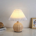 Wren Rattan Bedside Lamp